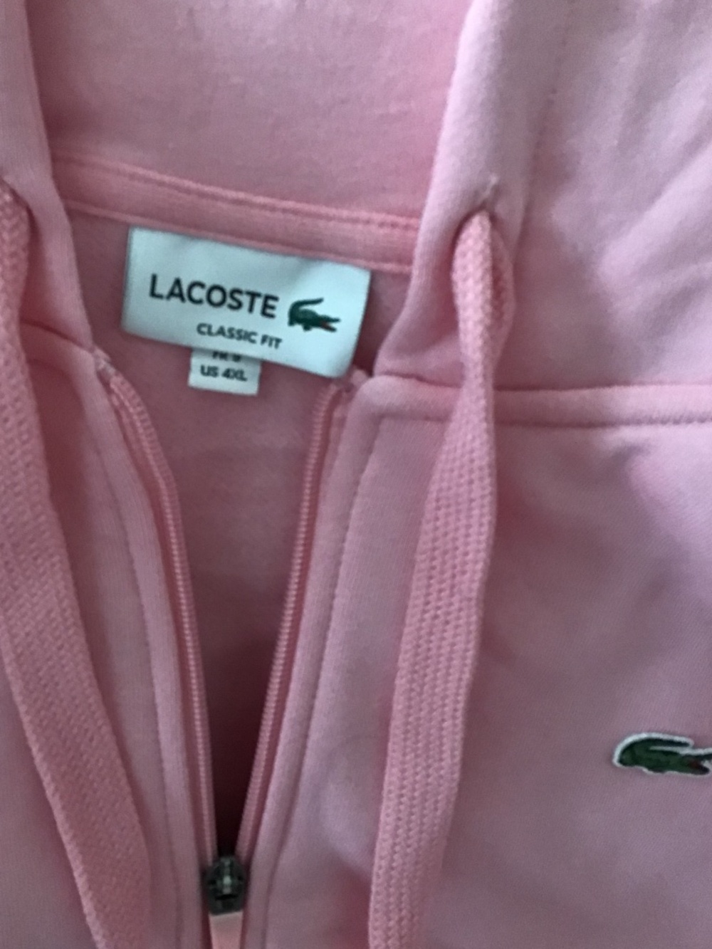 LACOSTE FULL ZIP HOODIE MENS - Picture 3 of 16